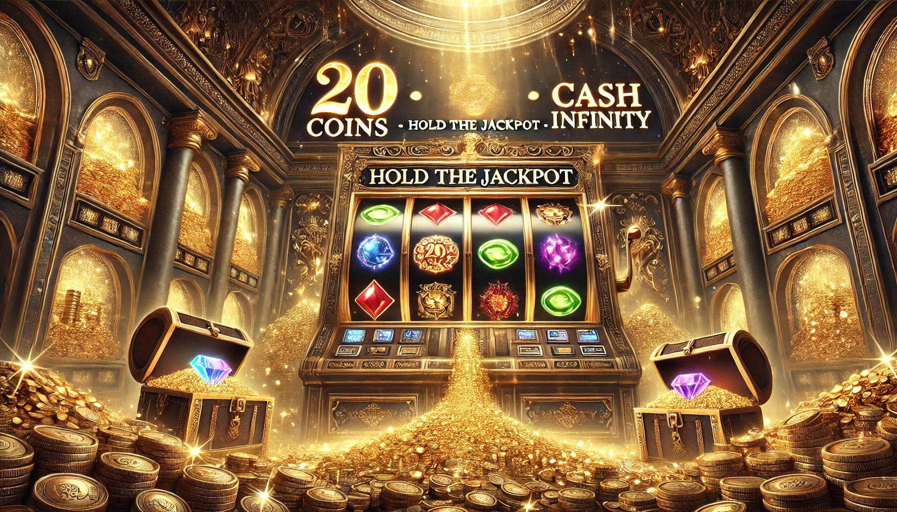 20 Coins – Hold the Jackpot – Cash Infinity: ការប្រណាំងដ៏រំភើបដើម្បីឈ្នះរង្វាន់ធំៗ