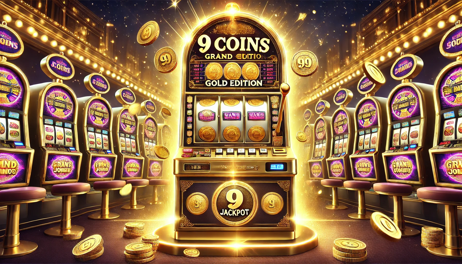 9 Coins Grand Gold Edition dünyasına heyecan verici bir yolculuk