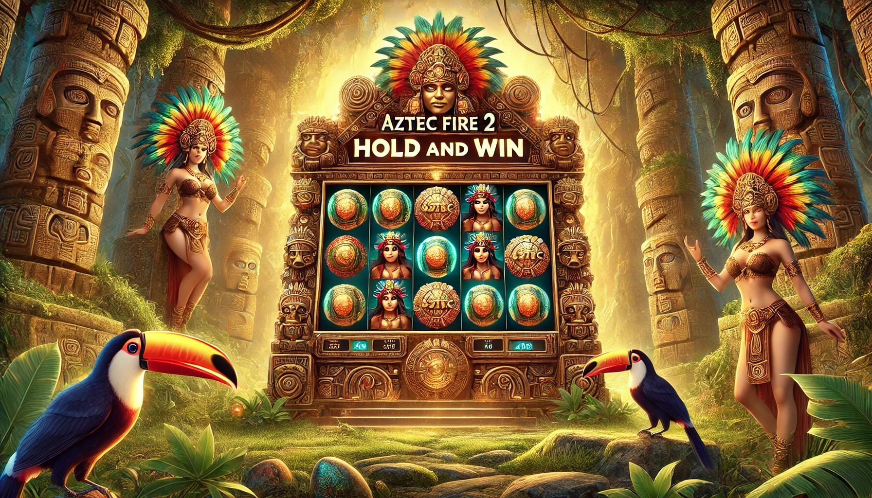 Aztec Fire 2 Hold and Win: qadimiy sivilizatsiyalar xazinalariga olib boradigan ravshan yo'l