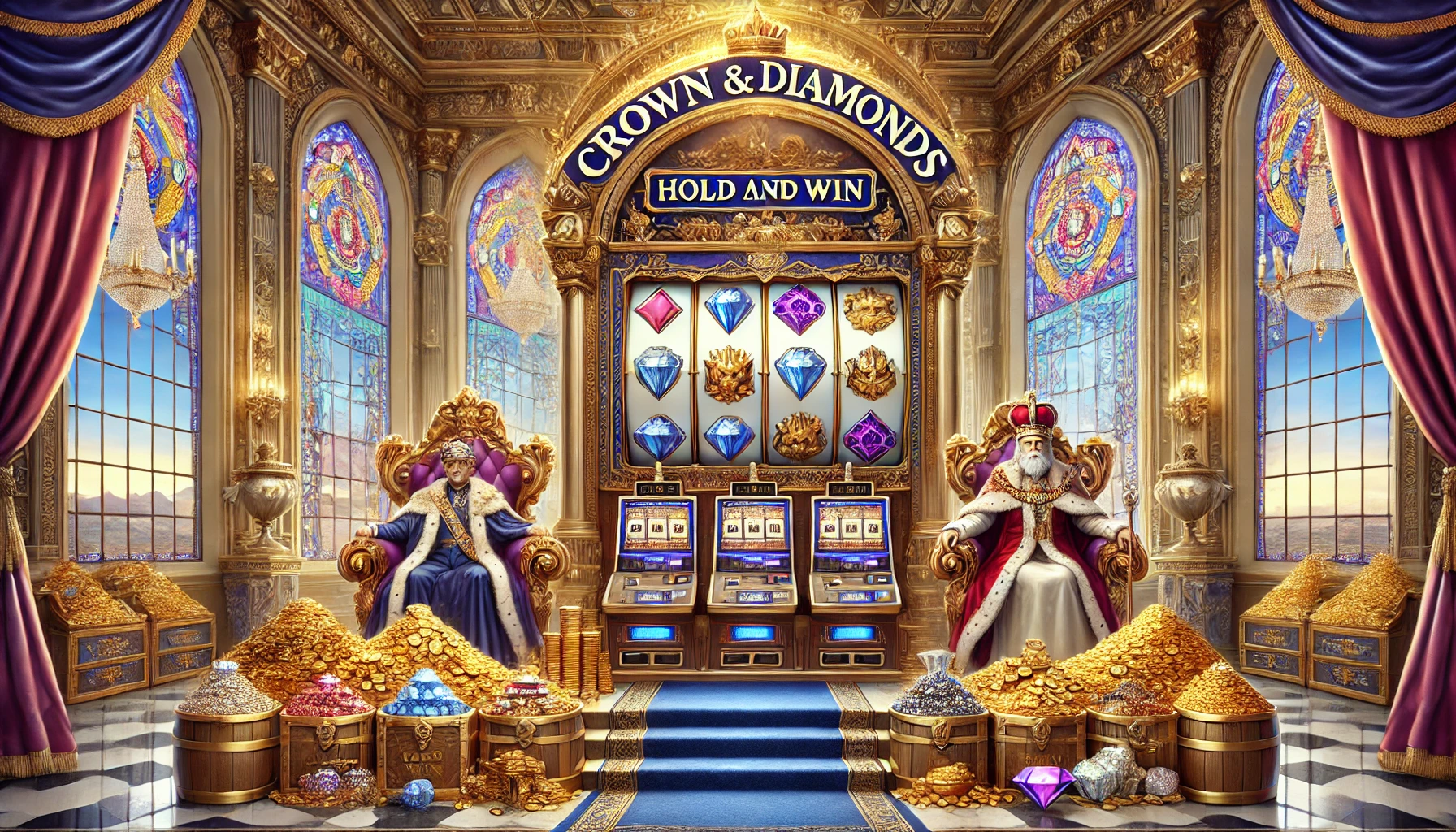 Crown and Diamonds: Hold and Win – জয়ের ঝলক স্পর্শ করুন