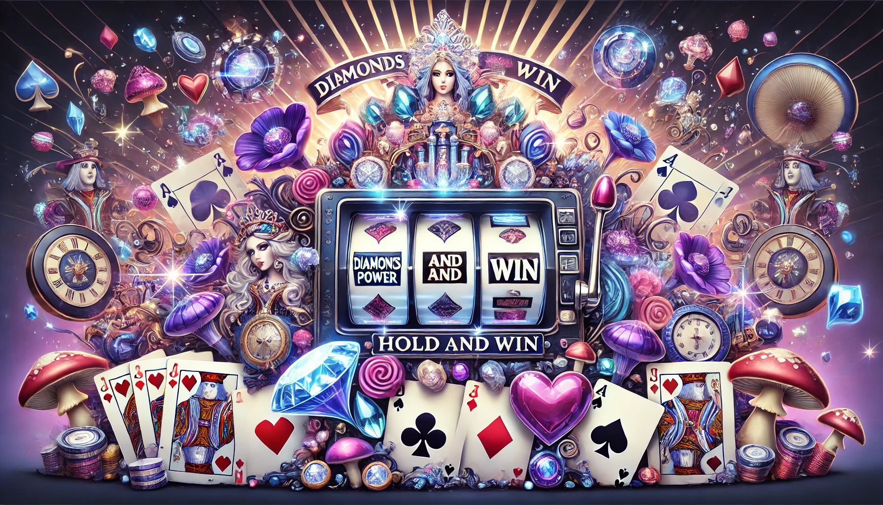 Diamonds Power: Hold and Win: Qimmatbaho toshlar hayajoni