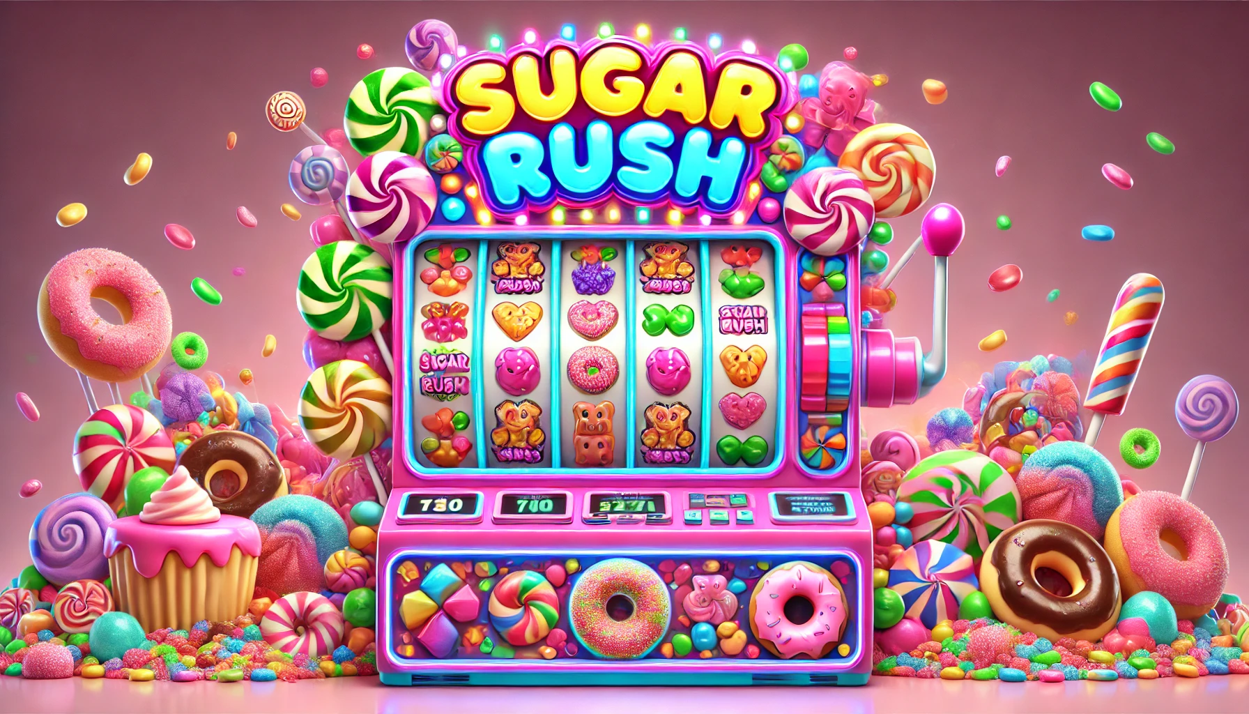 Sugar Rush: Pragmatic Play tarafından geliştirilen canlı bir slot oyununun incelemesi