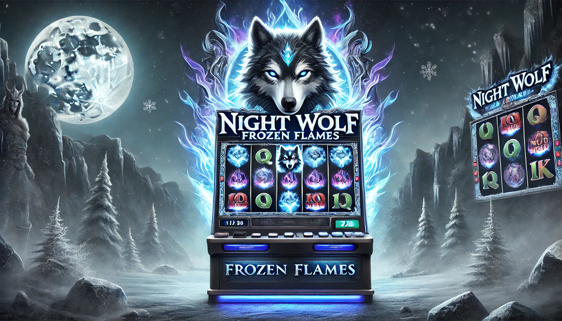 Şimal torpaqlarının sirri: Night Wolf - Frozen Flames slot icmalı